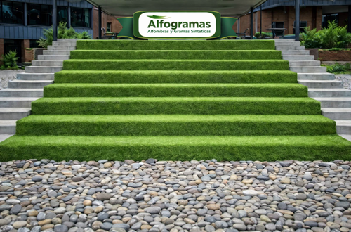 Grama Sintética Alfogramas Paisajismo 30 mm