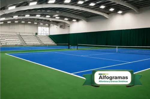 Grama Sintética Alfogramas Canchas de Tenis
