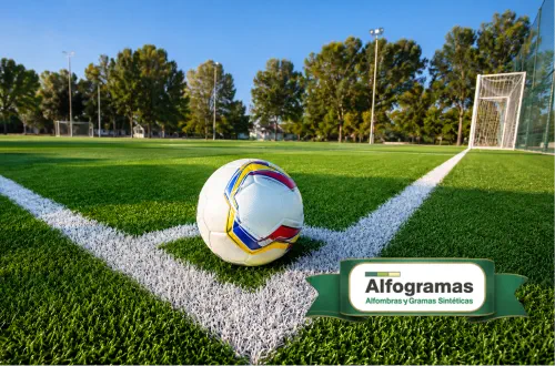 Grama Sintética Alfogramas Fútbol 50 mm